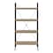 Monarch Specialties Bookshelf, Bookcase, 4 Tier, 48 in.H, Office, Bedroom, Brown Laminate, Black Metal, Contemporary I 7800 - alternate 2